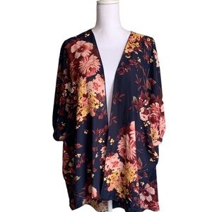 I Joah Premium Floral Boho Kimono Cardigan Cover Up size Large